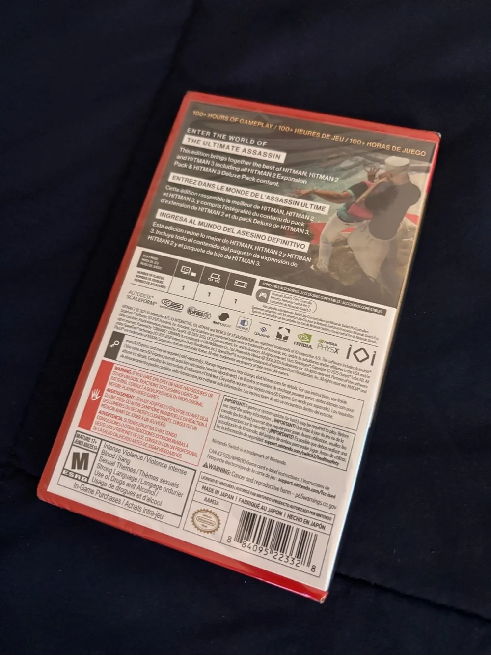 Hitman, World of Assassination Signature Edition. SEALED. Nintendo Switch 2